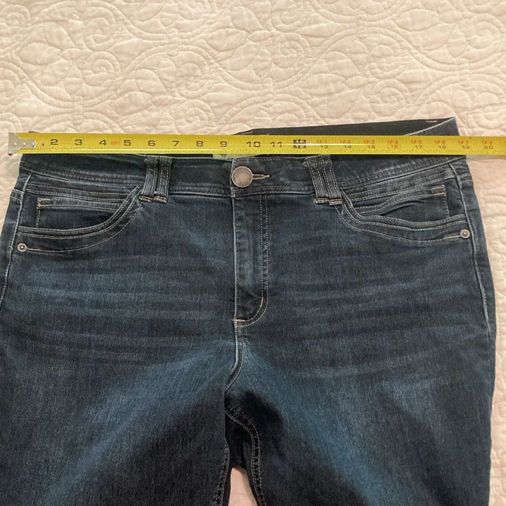 Democracy Ab Solution Dark Denim Skinny Jeans Women’s Size 16 - Picture 10 of 15